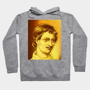 Giordano Bruno Golden Portrait | Giordano Bruno Artwork 8 Hoodie